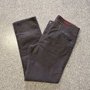 Alberto Modern Fit Corduroy Pants Mens Size 38x32 Stretch Bicolour
